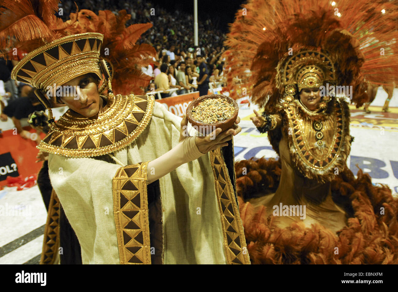 Carnaval. Hommage aux peuples américains. Buenos Aires, Entre Rios. L'Argentine. Banque D'Images