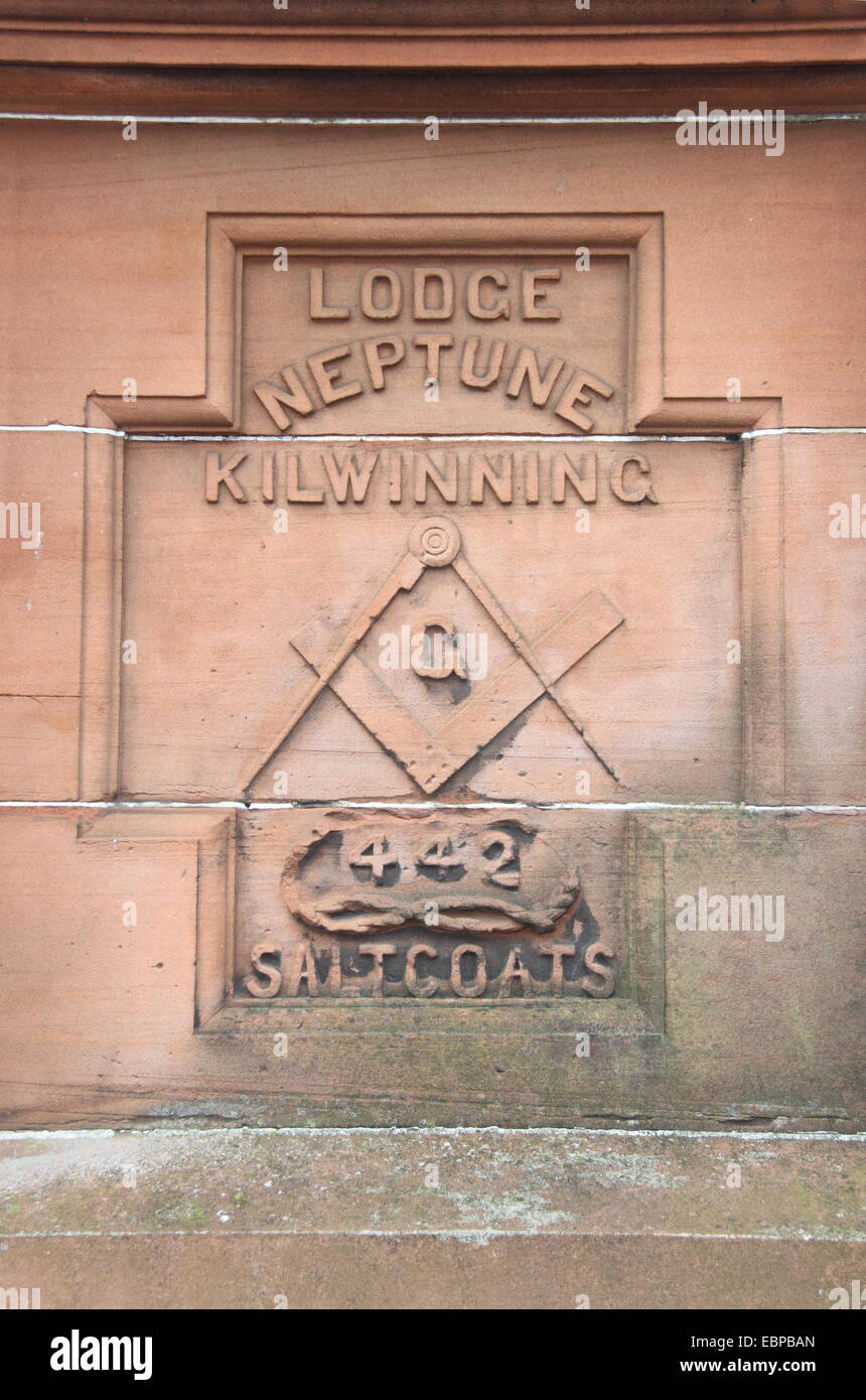 Lodge Neptune (Sarajevo) Saltcoats no442, Bradshaw Street, North Ayrshire, Ecosse, Grande-Bretagne, Royaume-Uni, UK, Europe Banque D'Images