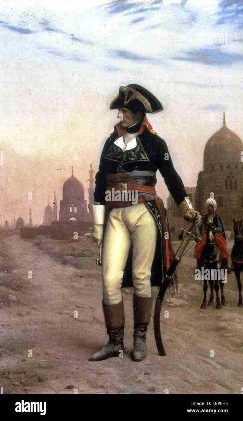 Napoléon, au Caire, par Jean-Léon Gérôme, 19e siècle Banque D'Images