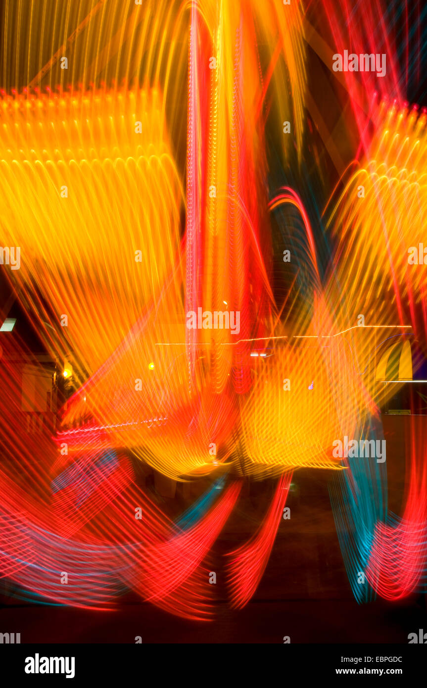 Blaster carnival ride, Belmont Park, Mission Beach, Californie Banque D'Images