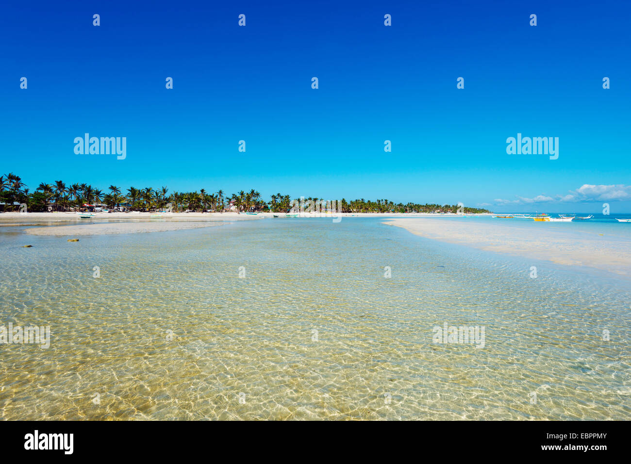 Paradise Beach, Bantayan Island, Cebu, dans les Visayas, Philippines, Asie du Sud, Asie Banque D'Images