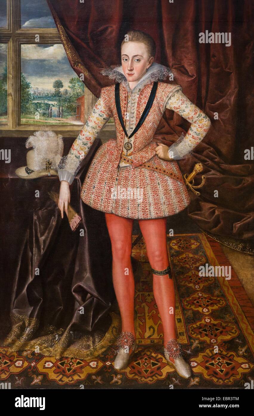 ActiveMuseum 0003710.jpg / Henry, prince de Galles, 1610 - Robert Peake l'Aîné 22/01/2014 - 17e siècle / Collection / Musée actif Banque D'Images