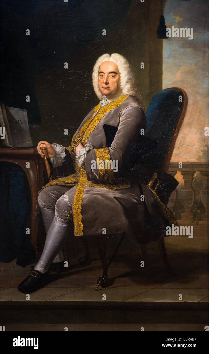 Georg Friedrich Haendel - Thomas Hudson, 1756 huile sur toile 22/01/2014 - 18e siècle / Collection / Musée actif Banque D'Images