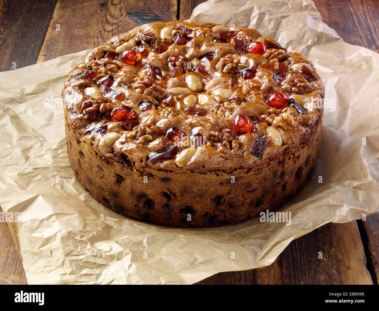 Marie Berry Gênes gâteau de fruit pour Noël Banque D'Images