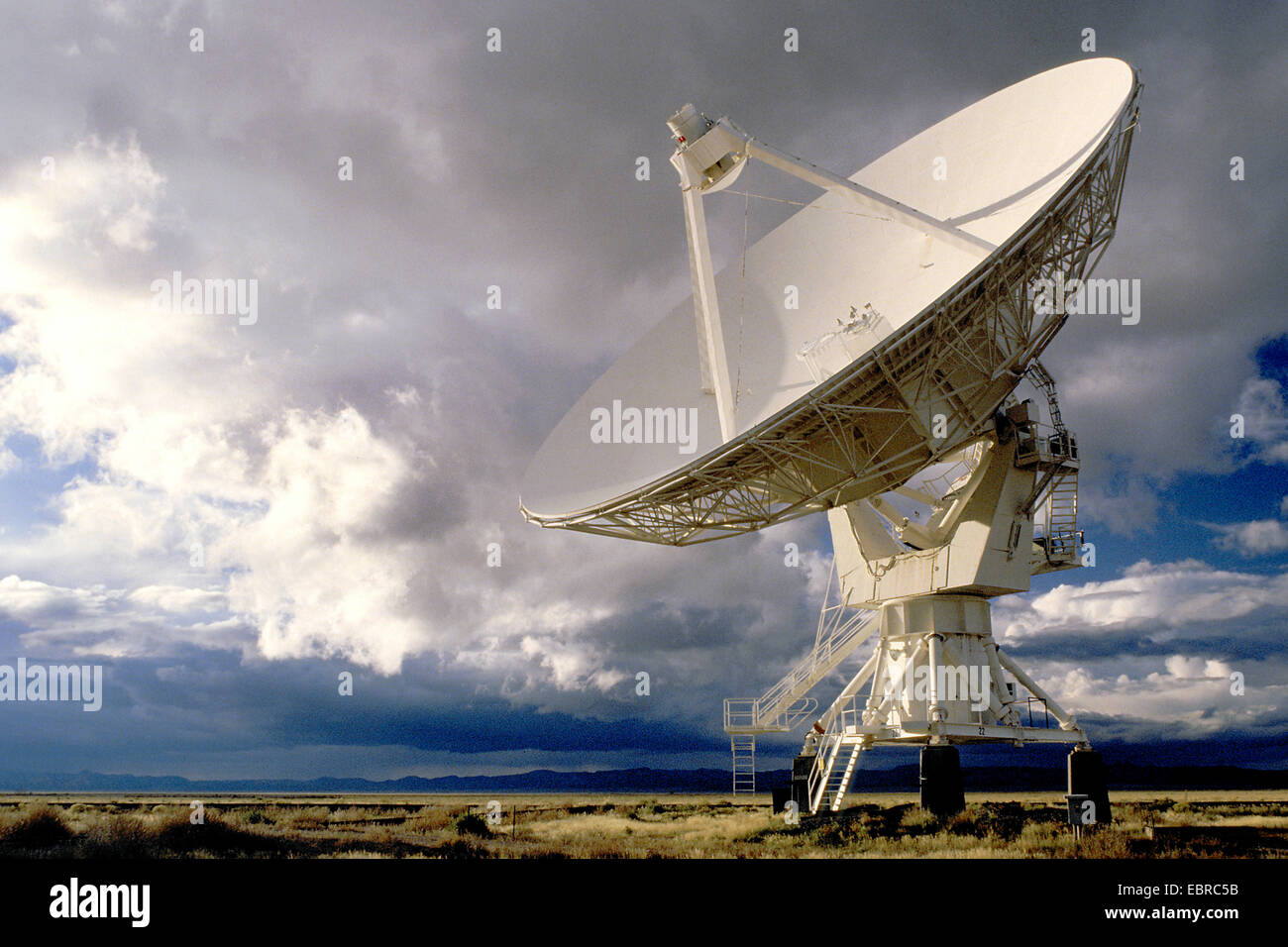 Télescope radio à Socorro, USA, New Mexico, San Augustin Banque D'Images