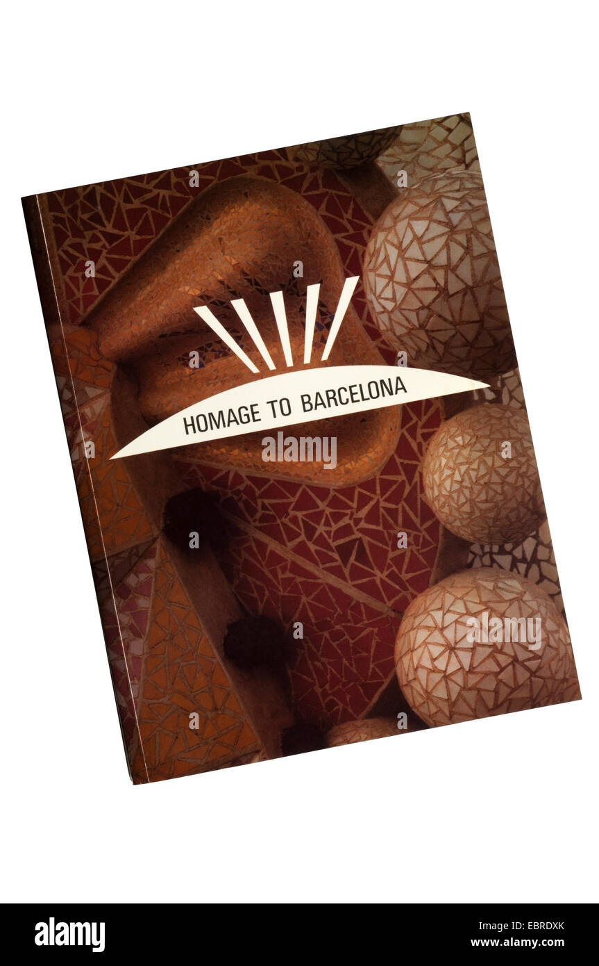 Catalogue de l'exposition de 1985, Hommage à Barcelone - la ville et son art 1888-1936, à la Hayward Gallery. Banque D'Images