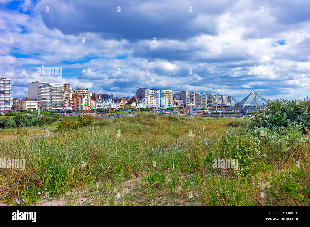 Vue Depuis Les Dunes Du Touquet Paris Plage Sur La Ville