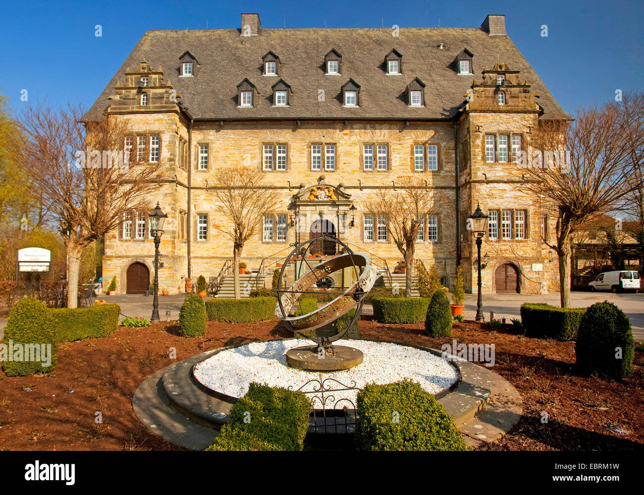 Château Dortmund, Allemagne, Rhénanie du Nord-Westphalie, Grevesmühlen Banque D'Images