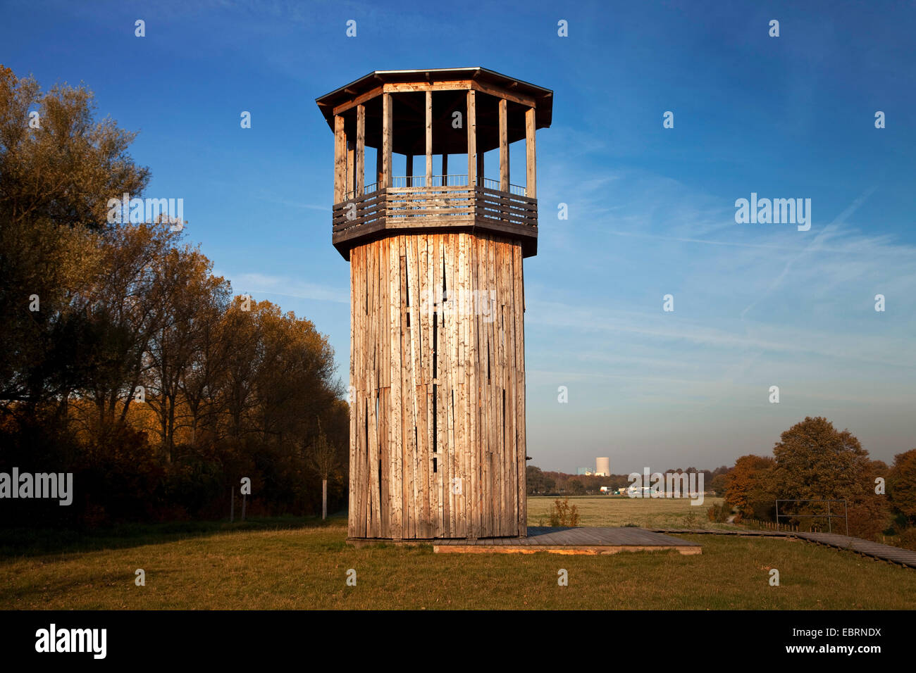 'L'oeuvre' de la Tour Ronde et Emscherkunst.2010, l'Allemagne, en Rhénanie du Nord-Westphalie, Ruhr, Castrop-Rauxel Banque D'Images