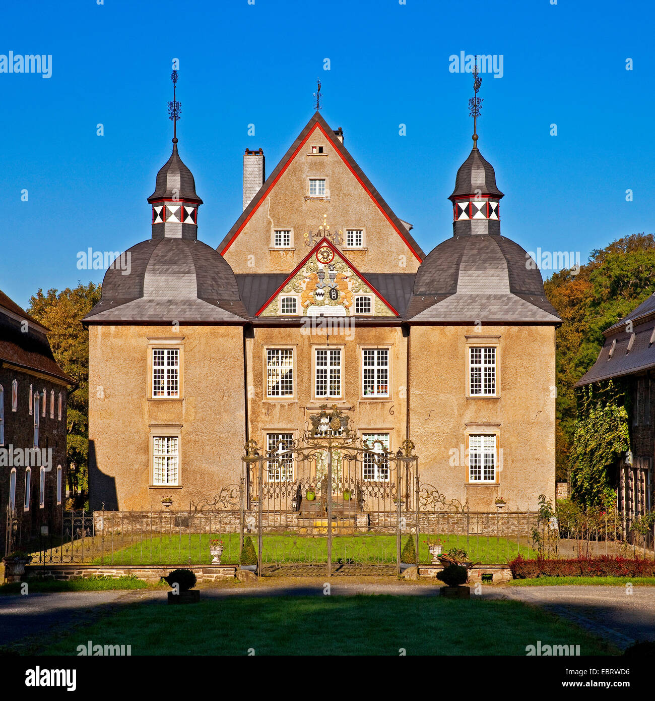 Château Neuenhof, Allemagne, Rhénanie du Nord-Westphalie, Luedenscheid Banque D'Images