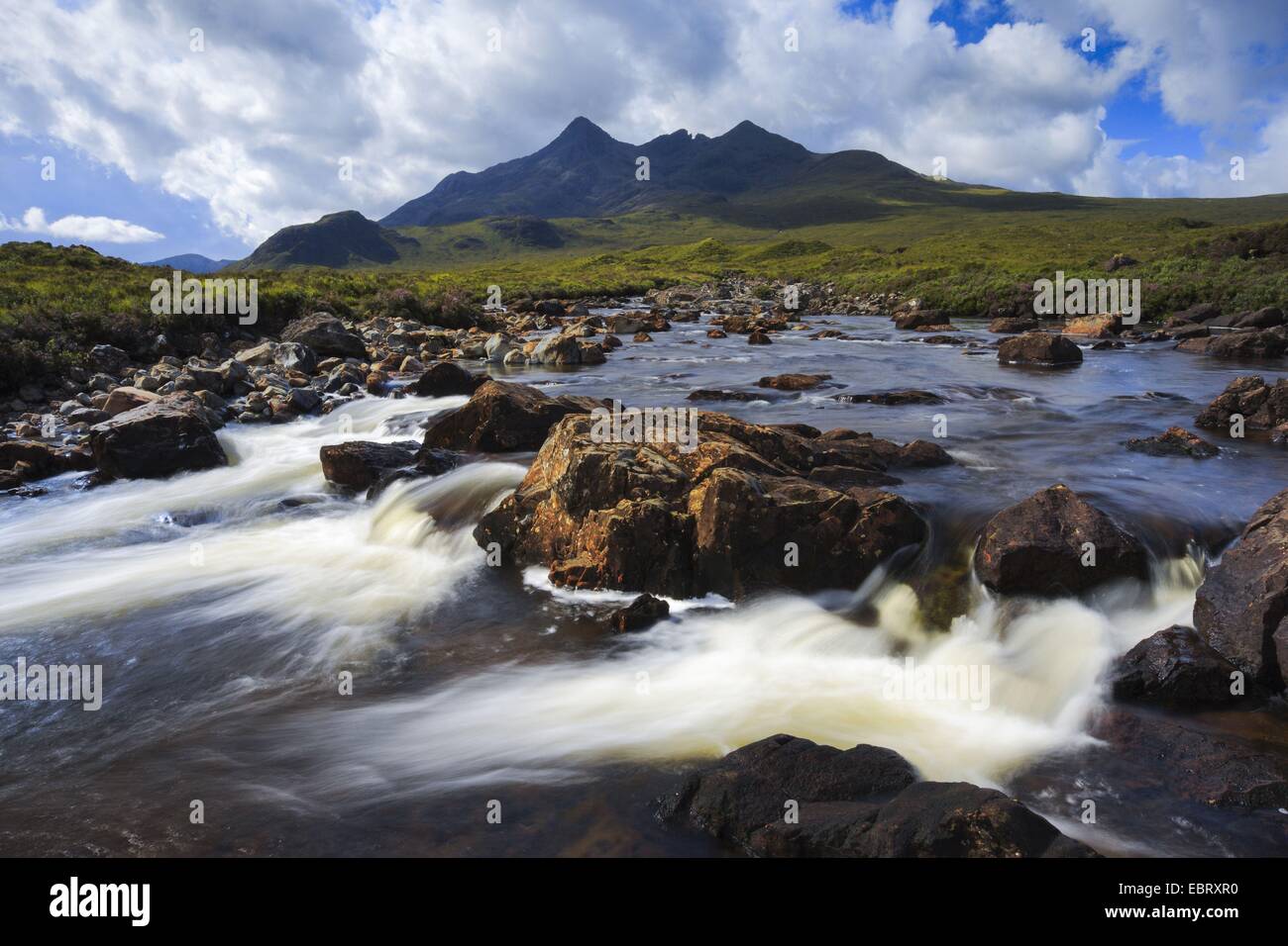 Cuillin Hills, Royaume-Uni, Ecosse, île de Skye Banque D'Images