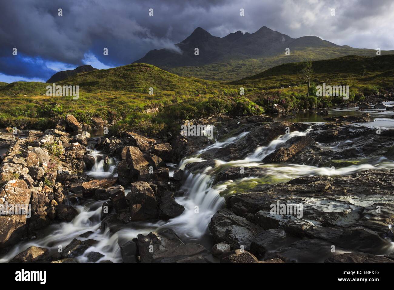 Cuillin Hills, Royaume-Uni, Ecosse, île de Skye Banque D'Images