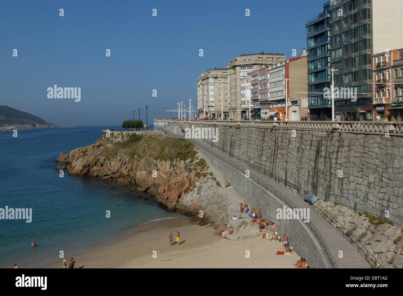 Le Nord de l'Espagne La Coruna Banque D'Images