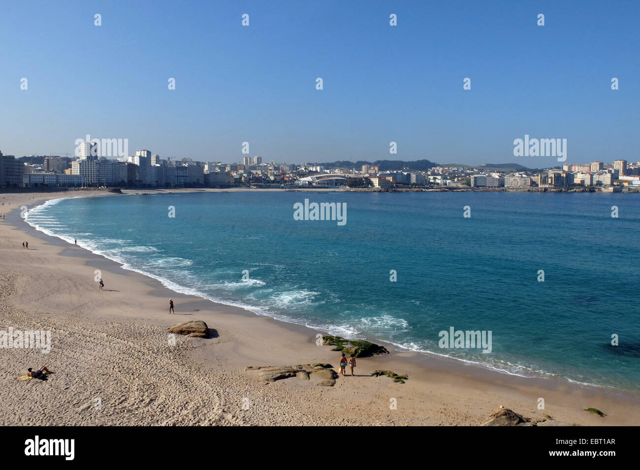 Le Nord de l'Espagne La Coruna Banque D'Images