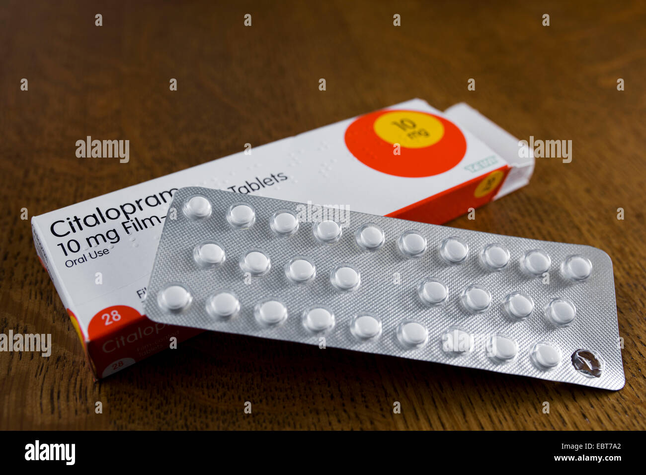 Citalopram anti depressant tablets banque de photographies et d images