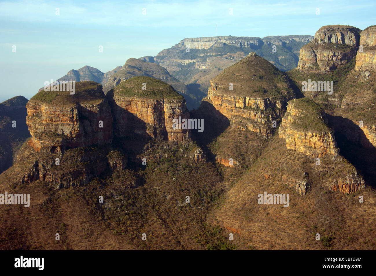 La célèbre tour rocks 'l'arbre' dans la Rondavels Blyde River Canyon, Afrique du Sud, Mpumalanga, Panorama Route, Graskop Banque D'Images