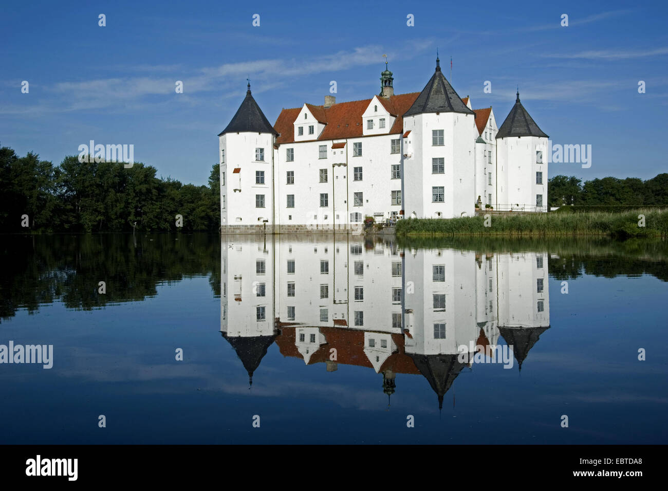 Château de glücksburg , Allemagne, Schleswig-Holstein, Flensburger Foerde, Quern Banque D'Images