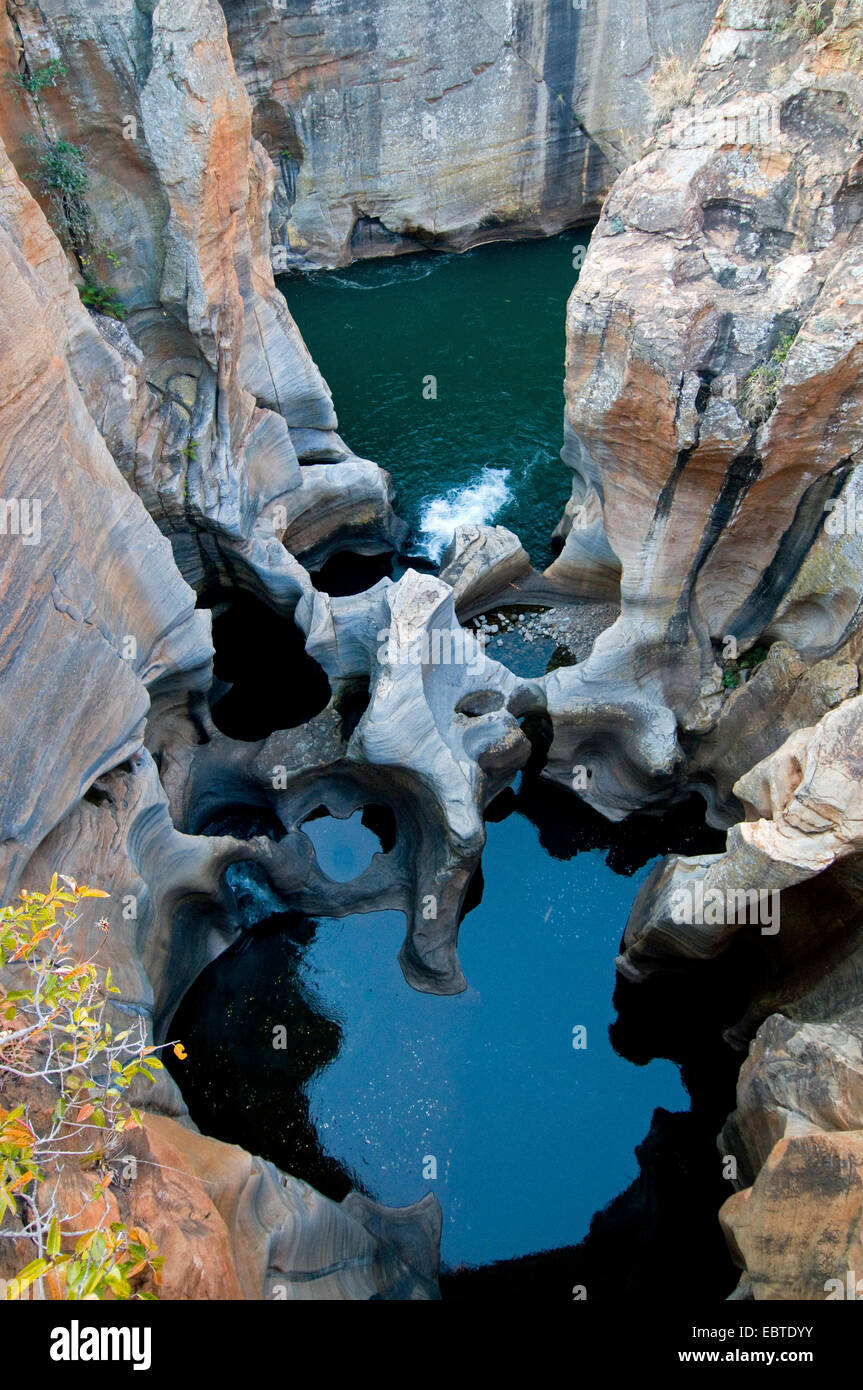 Bourke's Luck potholes de blyde river canyon, Afrique du Sud, Blyde River Canyon Banque D'Images