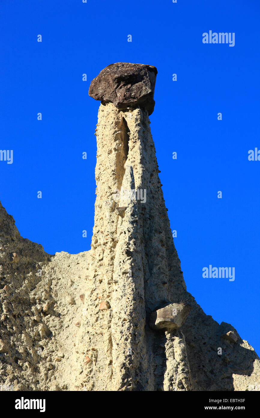 Pyramides de Suisse, Valais, of Euseigne Banque D'Images