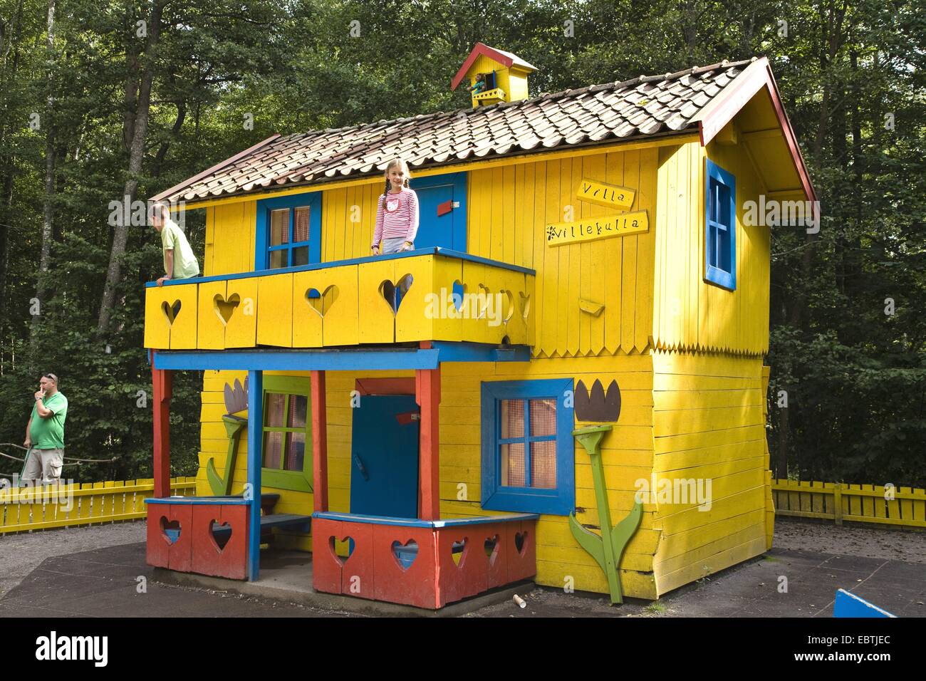 Villa Villekulla, chambre de Fifi Brindacier de Astrid Lindgren Astrid Lindgren, Vaerld Monde, Suède, Pays-Bas, Vimmerby Banque D'Images