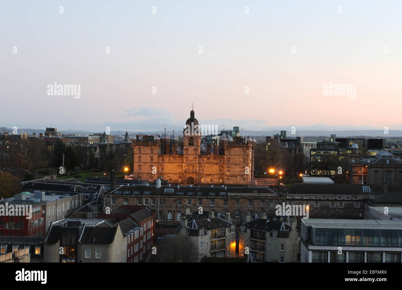 La ville d'Édimbourg, y compris George Heriot School Edimbourg Ecosse Novembre 2014 Banque D'Images