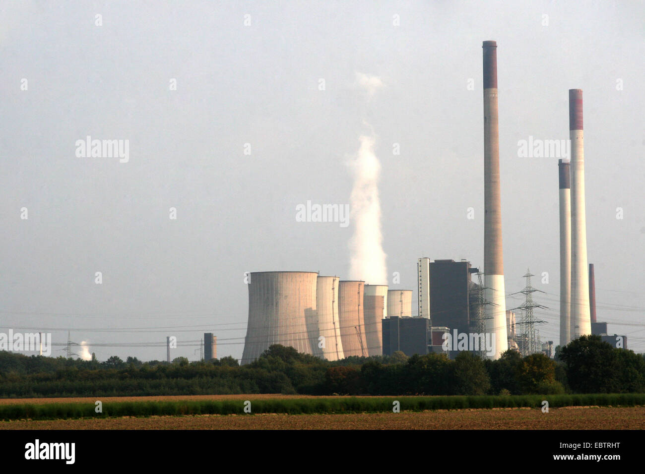 Scholven Power Station, l'Allemagne, en Rhénanie du Nord-Westphalie, région de la Ruhr, Bochum Banque D'Images