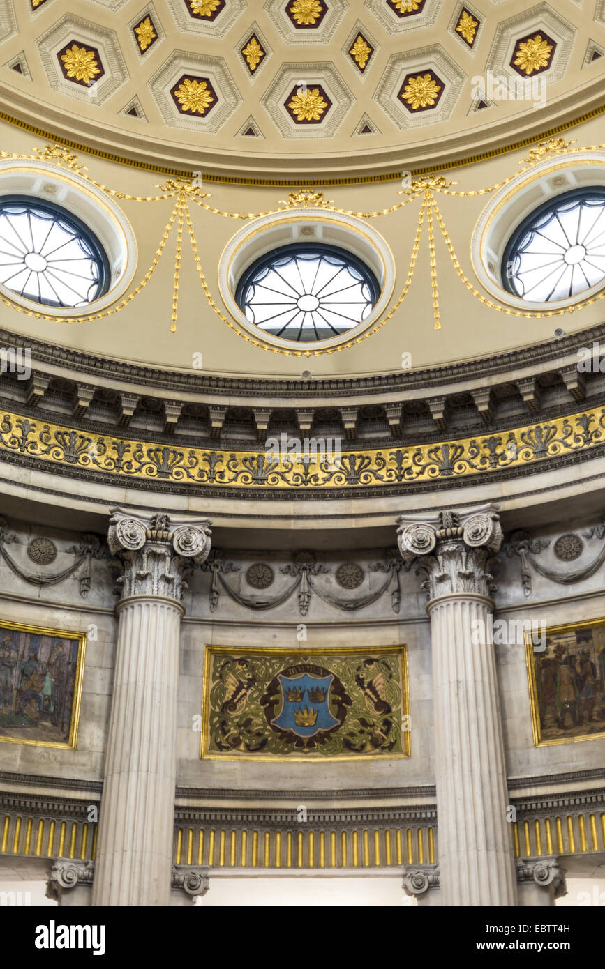 Civic Hall, Dublin est un édifice municipal de Dublin où les réunions du conseil ont lieu. C'était autrefois le Royal Exchange. Banque D'Images