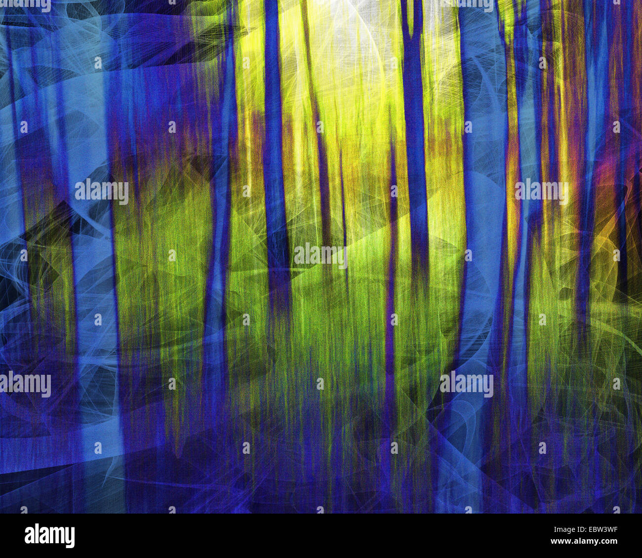 PHOTO ART : Magic Woodlands Banque D'Images