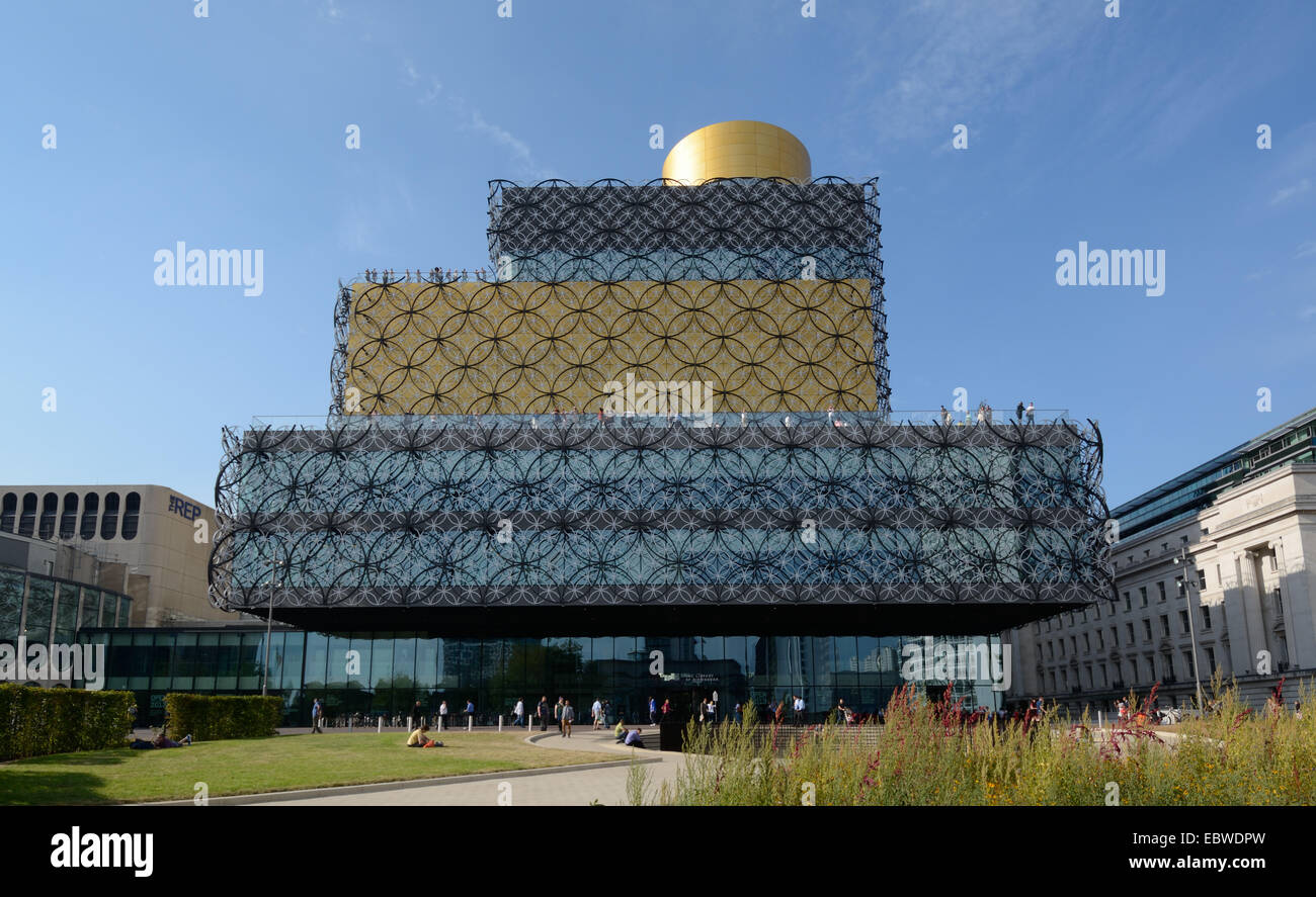 Bibliothèque de Birmingham, Angleterre. Banque D'Images