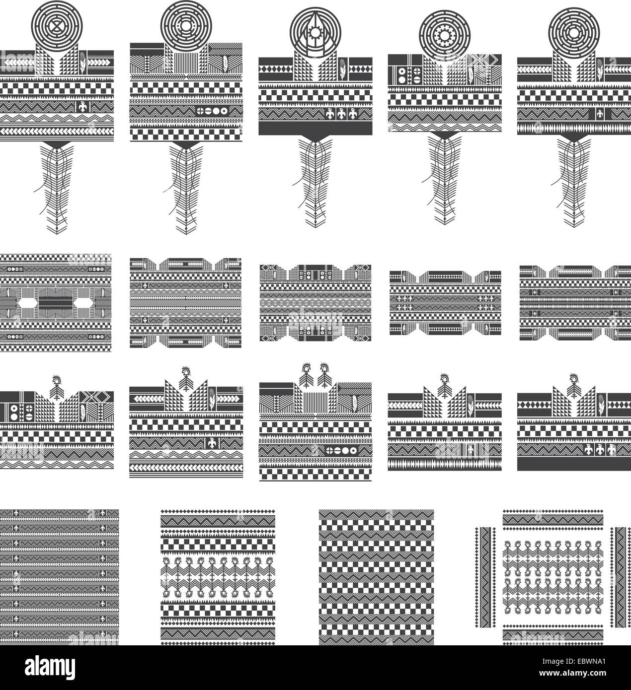 Modèle d'origine art Illustration de Vecteur