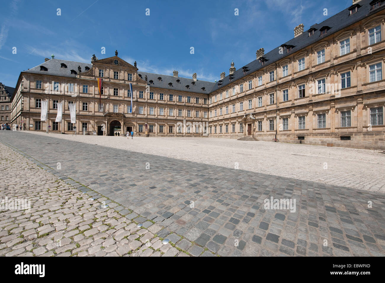 Neue Residenz ou nouvelle résidence, Bamberg Bamberg, Haute-Franconie, Bavière, Allemagne Banque D'Images