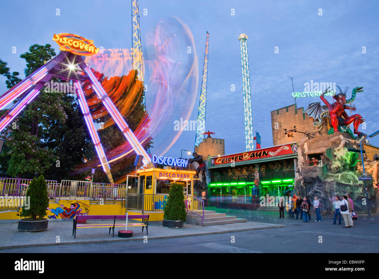Parc d'attractions Prater de Vienne, Autriche, Vienne Banque D'Images