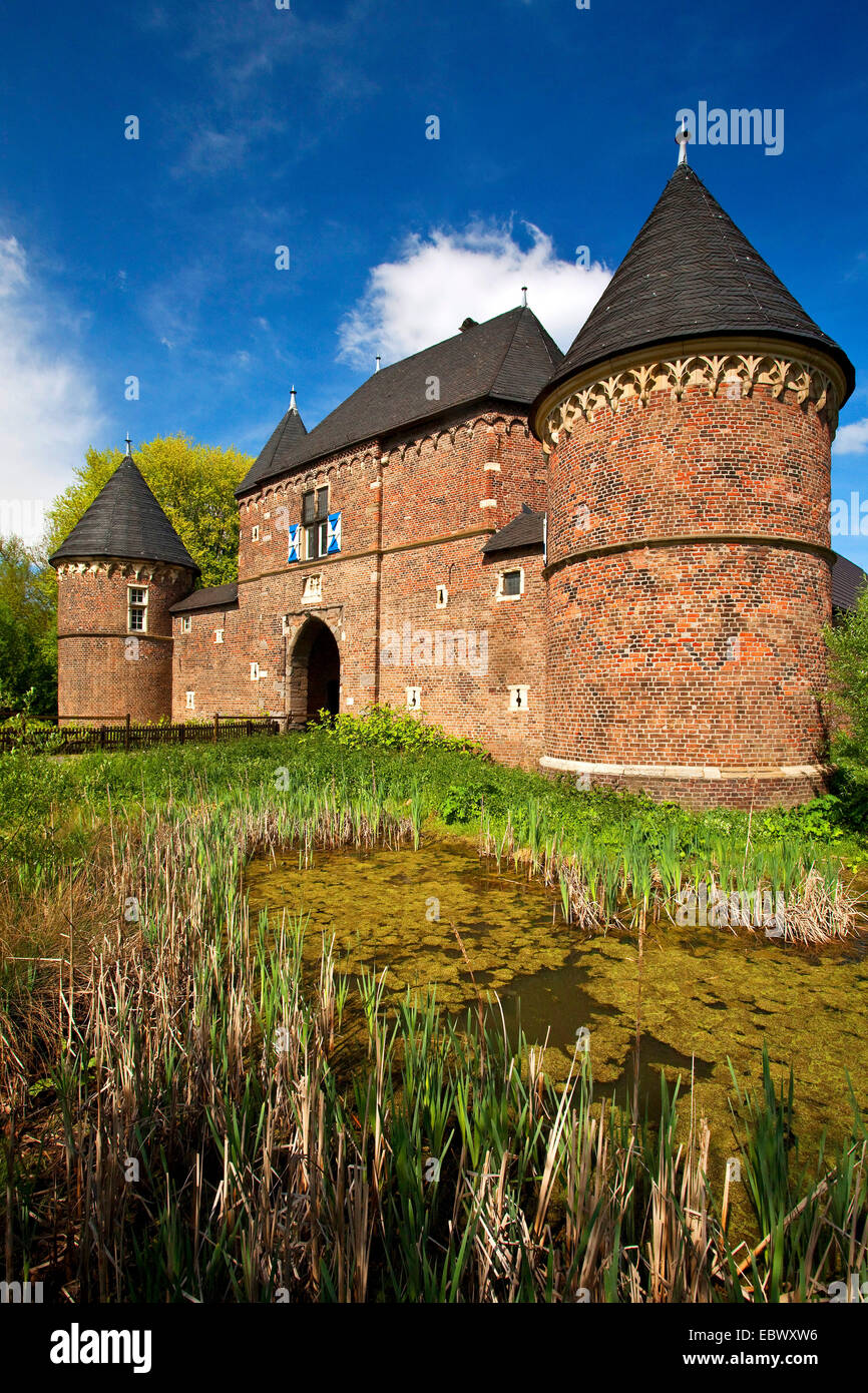Château Vondern, Allemagne, Rhénanie du Nord-Westphalie, Ruhr, Oberhausen Banque D'Images