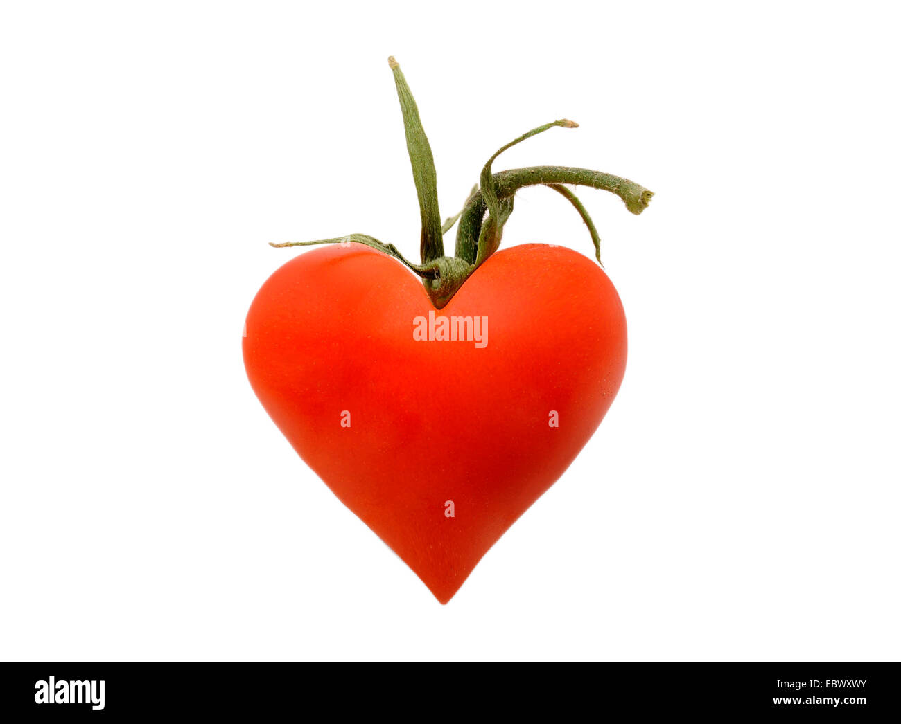 La tomate en forme de cœur Banque D'Images