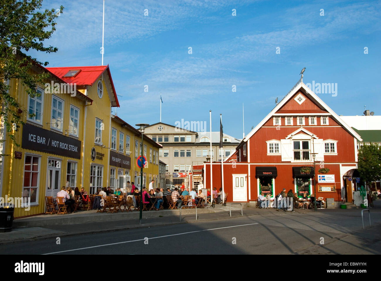 Place de la ville, l'Islande, Reykjavik Banque D'Images