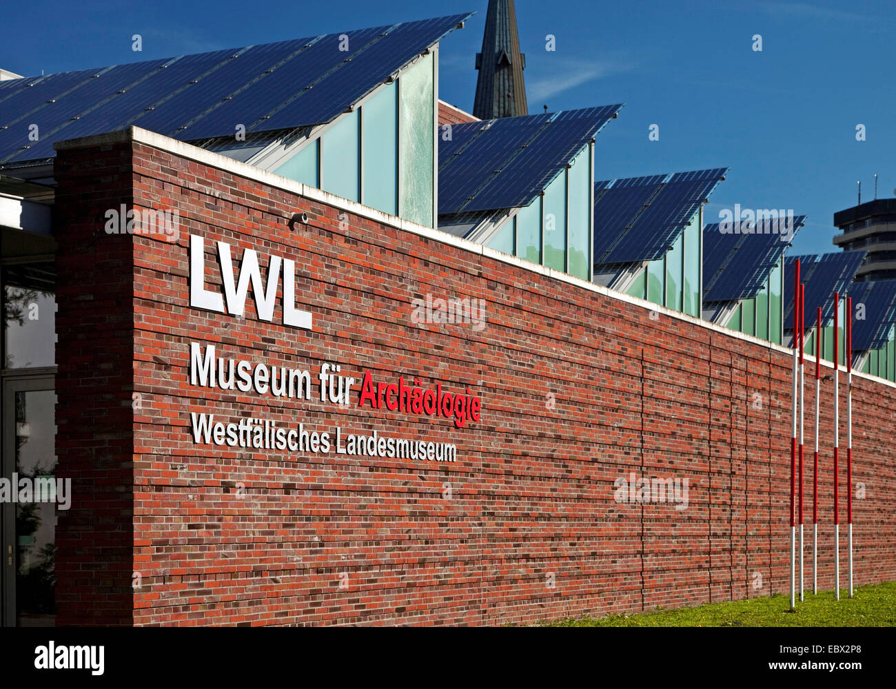 LWL-musée de l'archéologie, l'Allemagne, en Rhénanie du Nord-Westphalie, Ruhr, Herne Banque D'Images