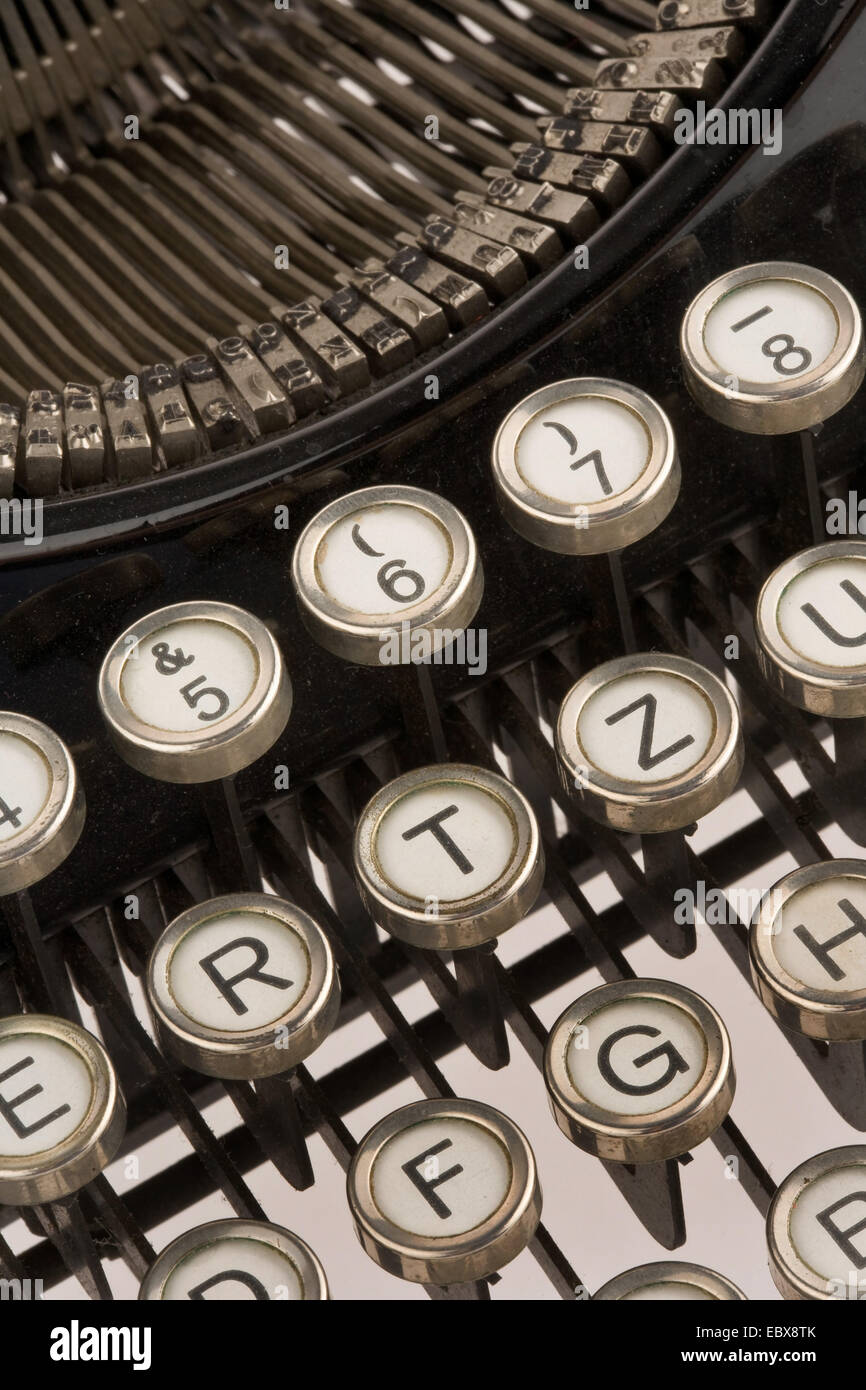 vieille machine à écrire Banque D'Images