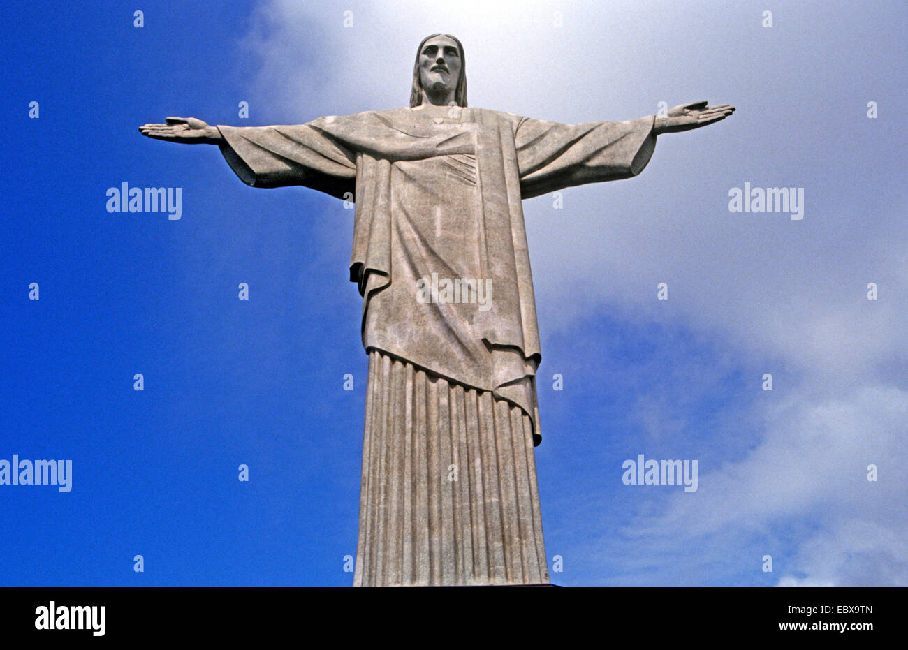 Christo statue sur la Corcovado à Rio de Janeiro, Brésil, Rio de Janeiro Banque D'Images