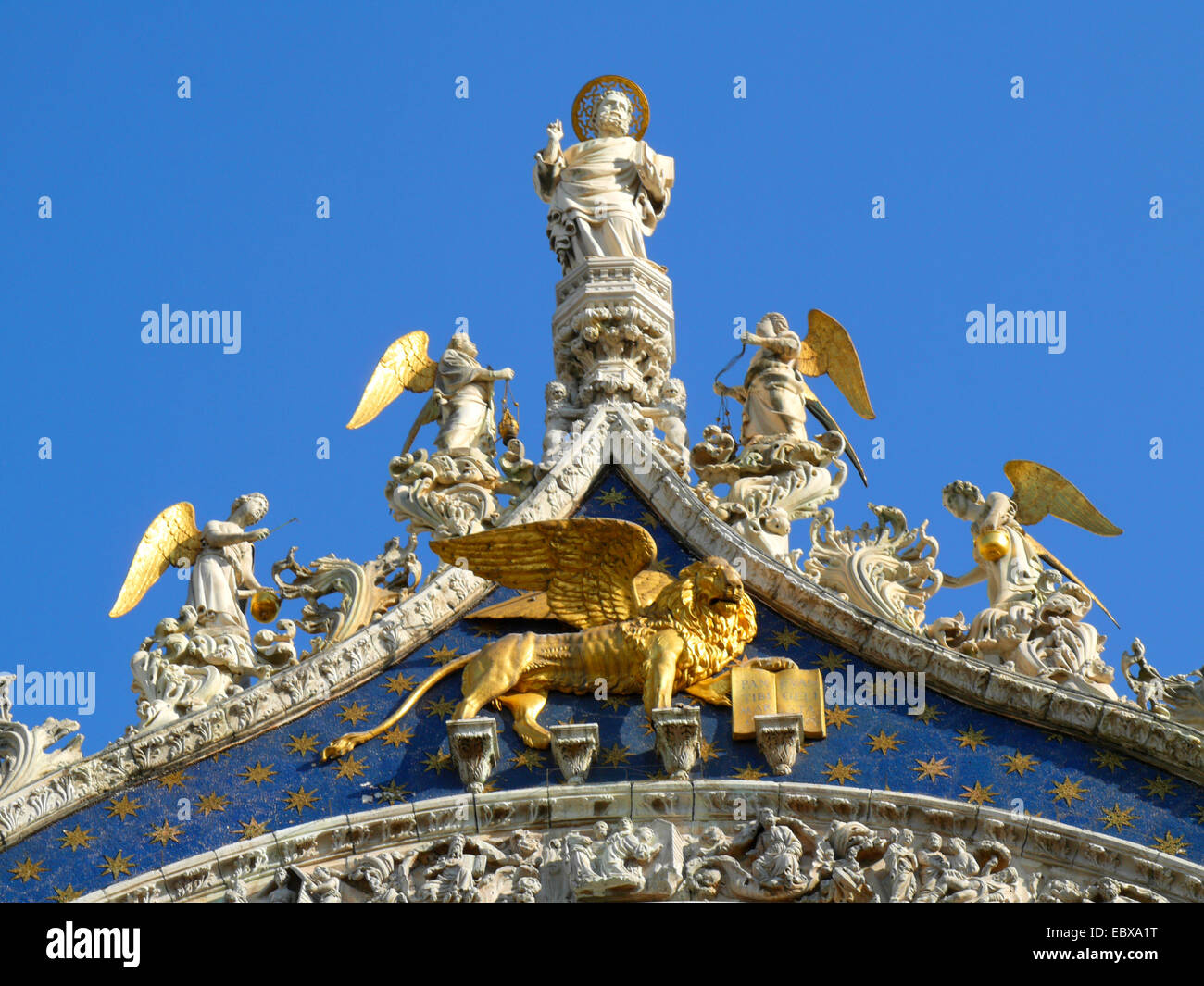 La Basilique Saint Marc à Venise, Italie, Venise Banque D'Images