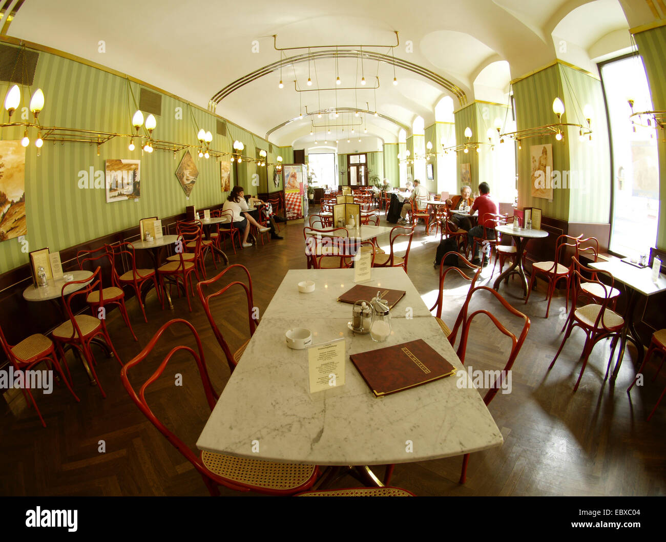 Vienne, Autriche, musée cafe Banque D'Images