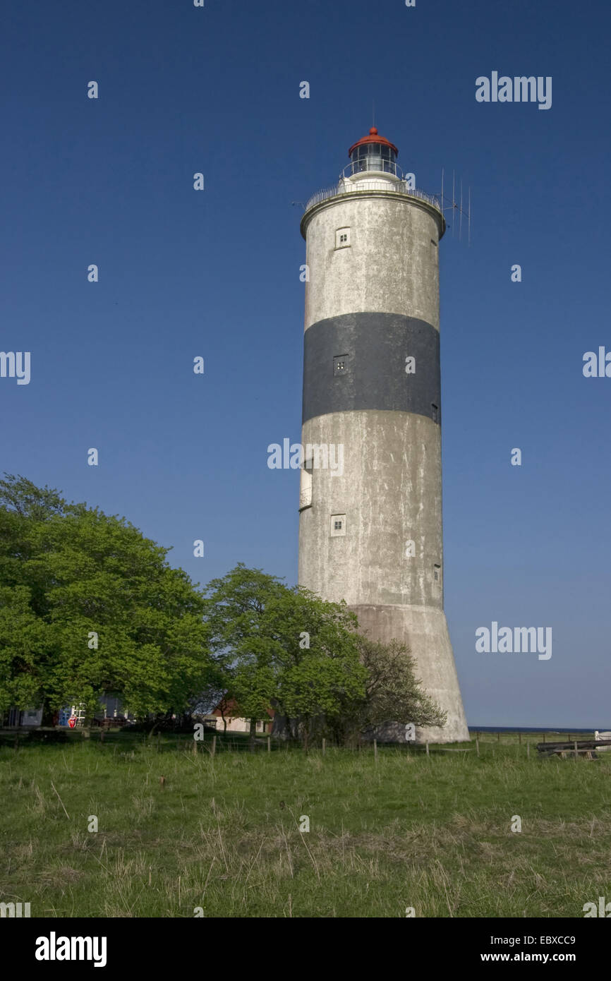 Lange Jan phare de l'observatoire d'oiseaux, la Suède, l'Oeland Banque D'Images