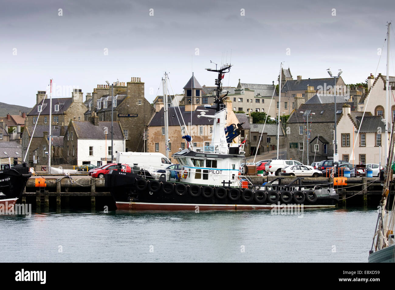 Port de Lerwick, Royaume-Uni, Ecosse, Shetland Lerwick Banque D'Images
