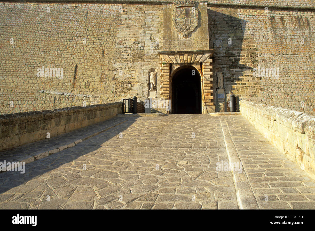 City Gate Portal de Ses Taules, Dalt Vila, Espagne, Baléares, Ibiza Banque D'Images