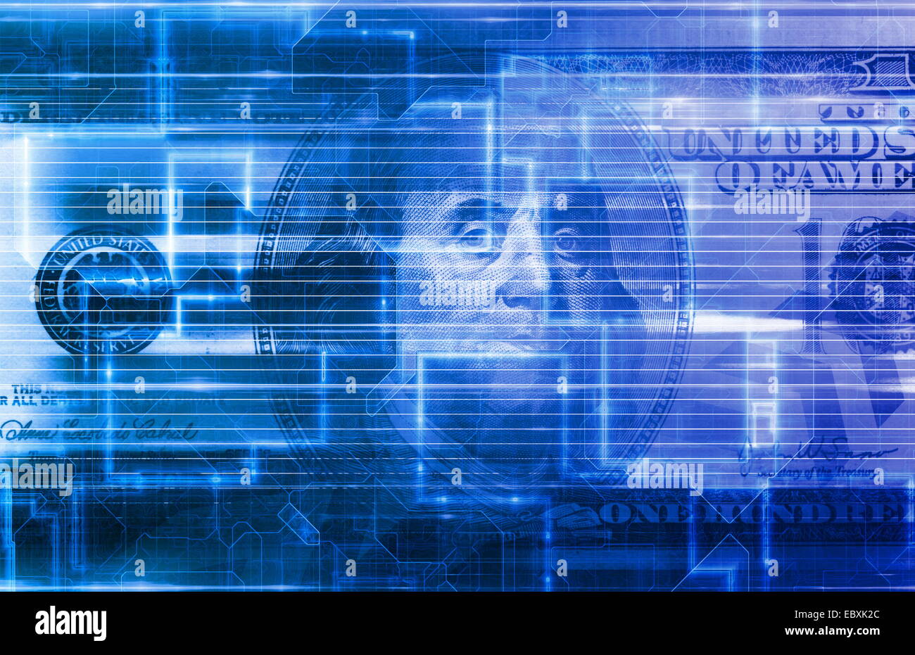 Services bancaires mobiles et numériques en ligne comme un concept Banque D'Images