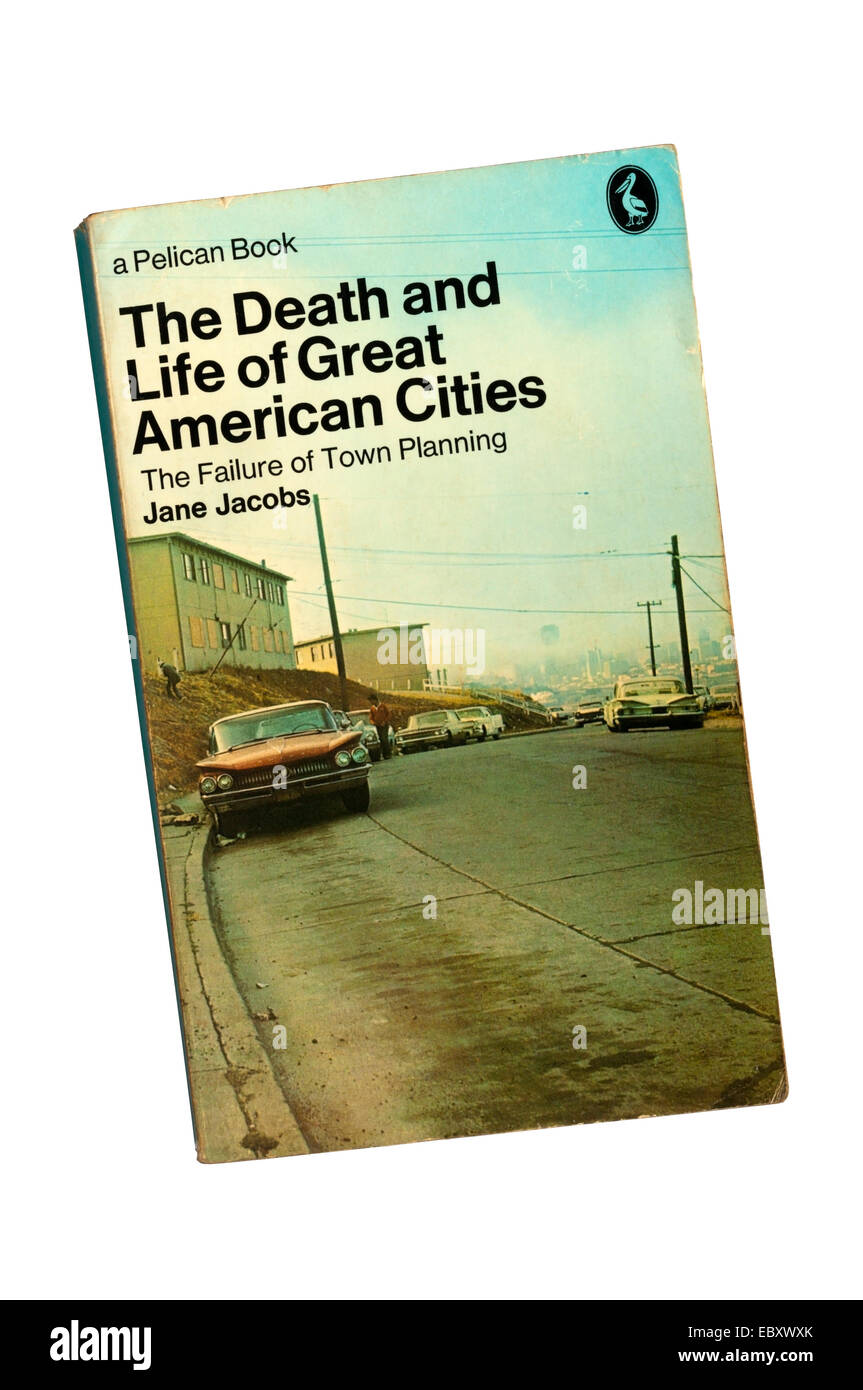 Dvd copie de The Death and Life of Great American Cities par Jane Jacobs, publié initialement en 1961. Publié par Penguin Banque D'Images