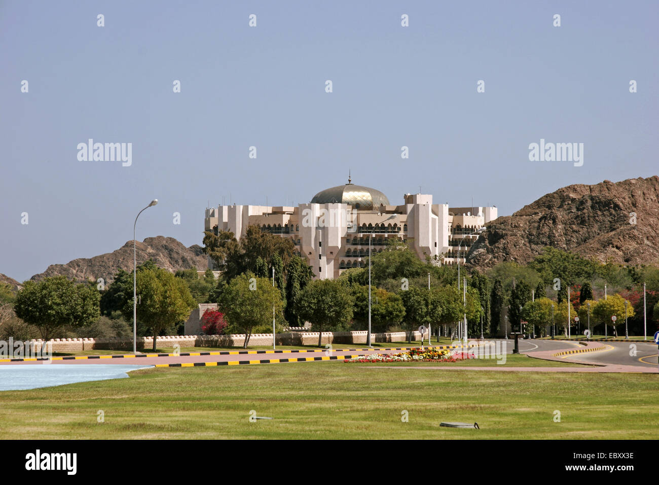 Oman, l'hôtel Al-Bustan Palace Banque D'Images