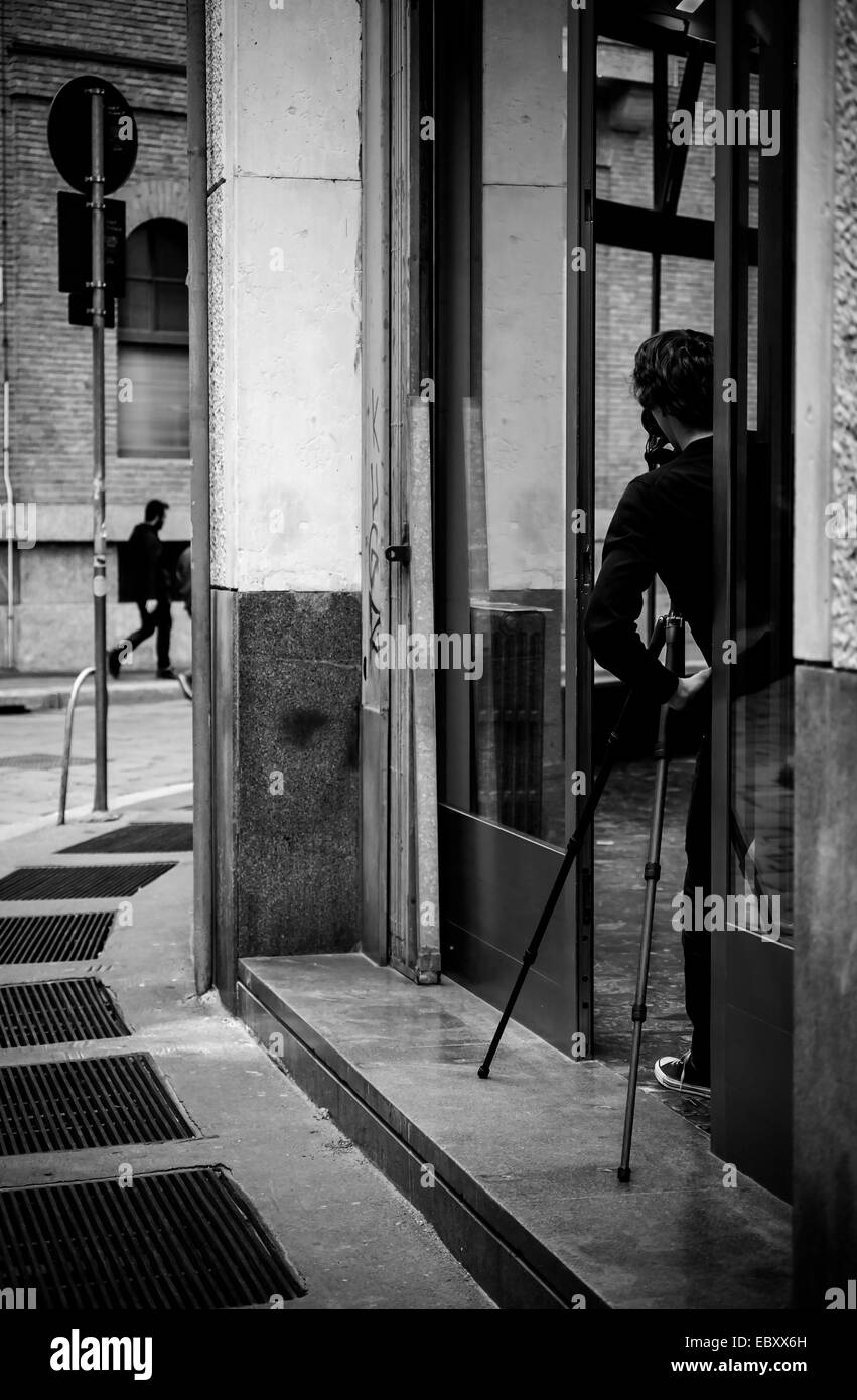 Photographe de rue Banque D'Images