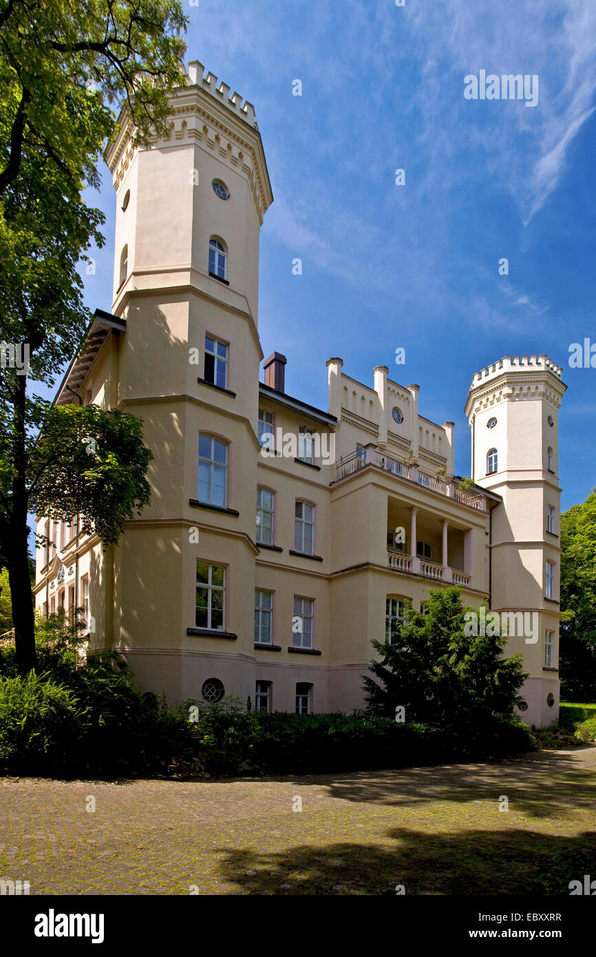 Château de Schwansbell, Allemagne, Rhénanie du Nord-Westphalie, Ruhr, Luenen Banque D'Images