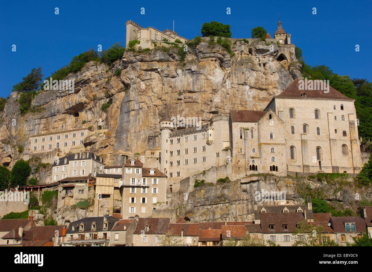Rocamadour, région Midi-Pyrénées, département du Lot, France, Europe Banque D'Images