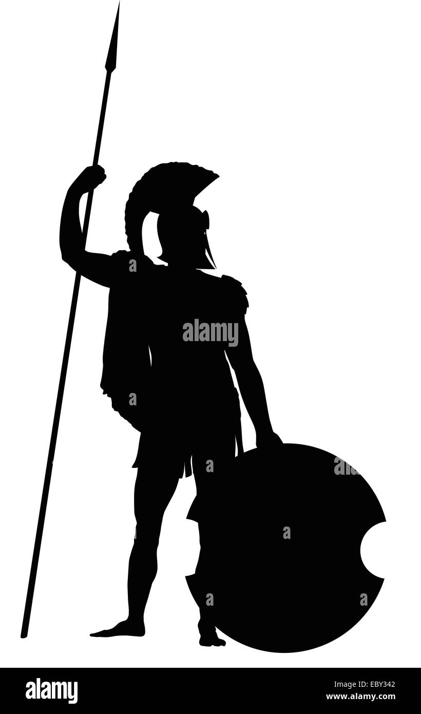 Spartan. Thème guerriers Banque D'Images